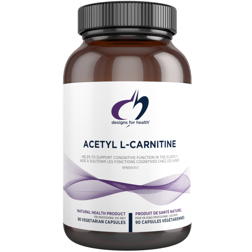 Designs for Health Acetyl-L-Carnitine 90 Veg Capsules Supplements - Amino Acids at Village Vitamin Store