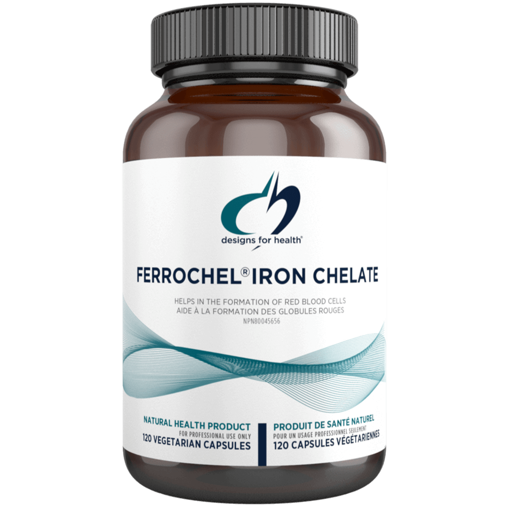 Designs for Health Ferrochel Iron Chelate 120 Veg | Village Vitamin ...