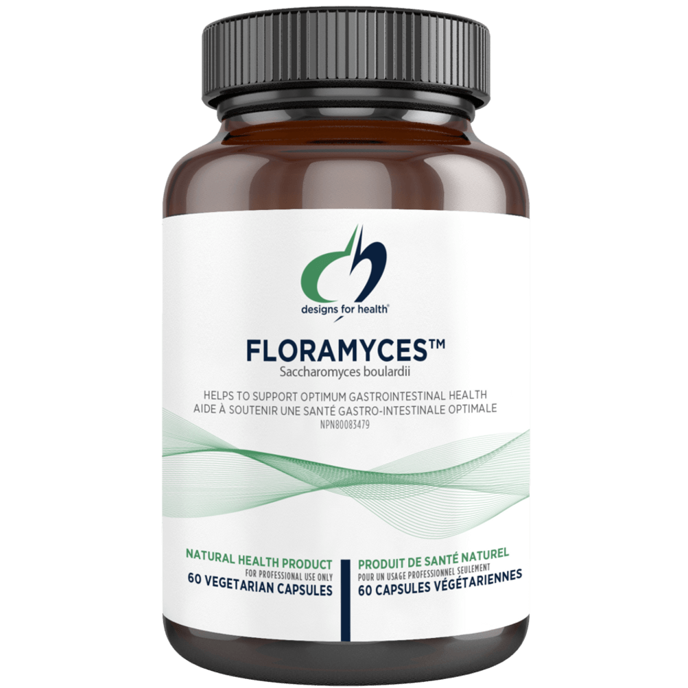 Designs for Health FloraMyces 60 Capsules Supplements - Digestive Health at Village Vitamin Store
