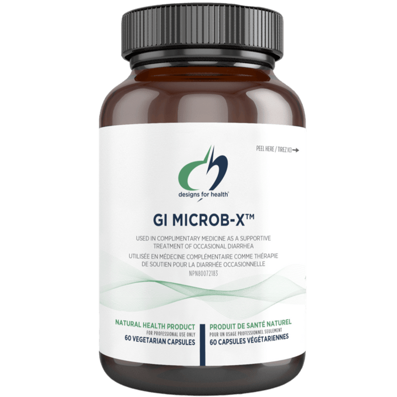 Designs for Health GI Microb-X 60 Veg Capsules Supplements - Digestive Health at Village Vitamin Store