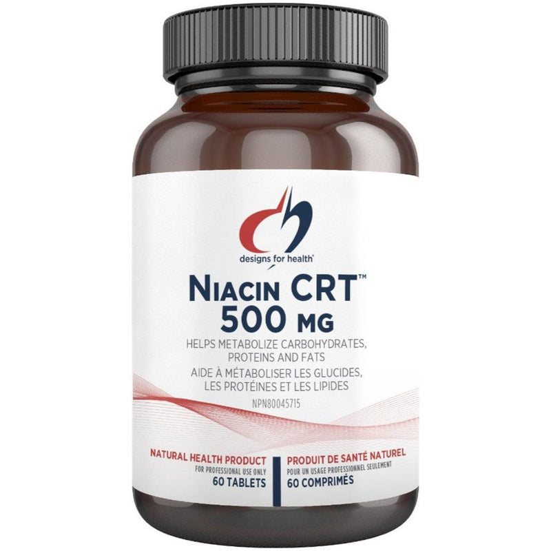 Designs for Health Niacin CRT 500 mg 60 Tablets