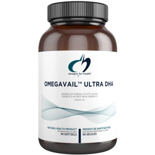 Designs for Health OmegAvail Ultra DHA 60 Softgels