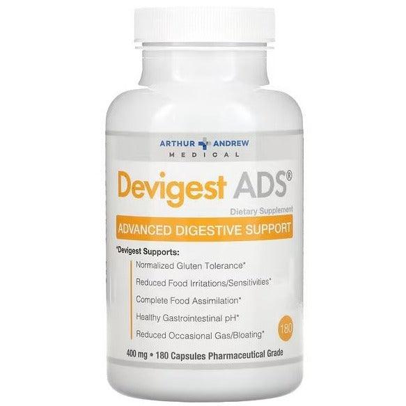 Arthur Andrew Medical Devigest 180 Caps Supplements - Digestive Enzymes at Village Vitamin Store