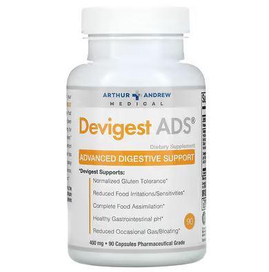 Arthur Andrew Medical Devigest 90 Capsules Supplements - Digestive Enzymes at Village Vitamin Store