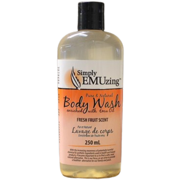 Simply EMUzing Body Wash 250mL Soap & Gel at Village Vitamin Store