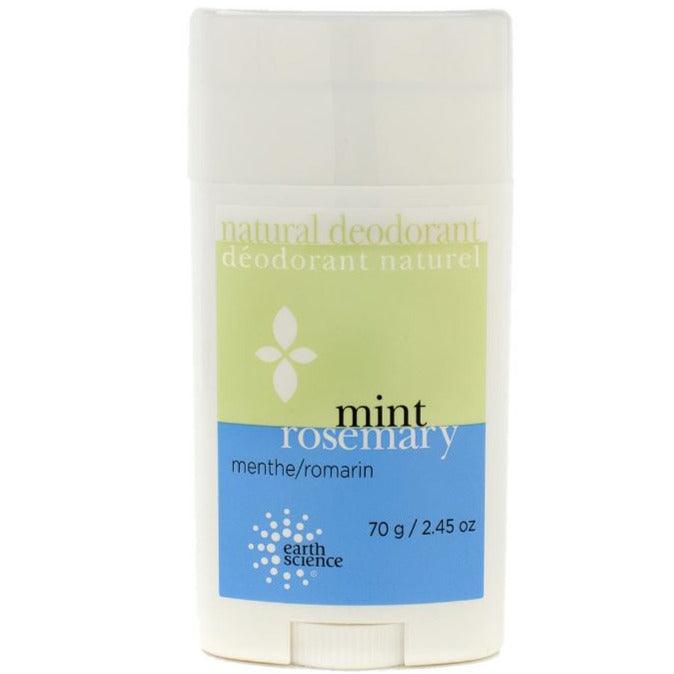 Earth Science Natural Deodorant Mint Rosemary 70g Deodorant at Village Vitamin Store