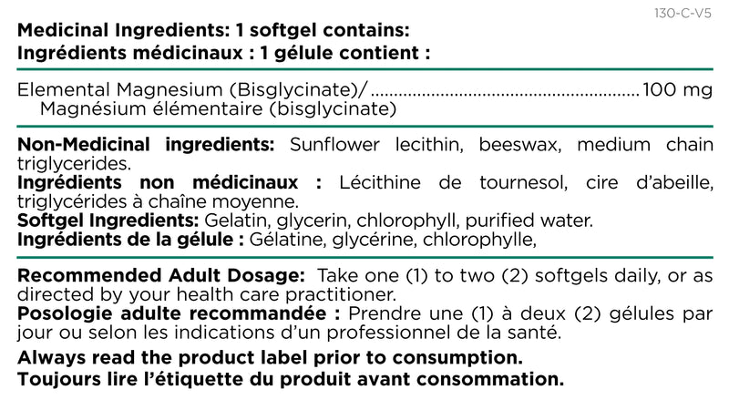 Platinum Naturals EasyMag Magnesium Bisglycinate, 120 Softgels