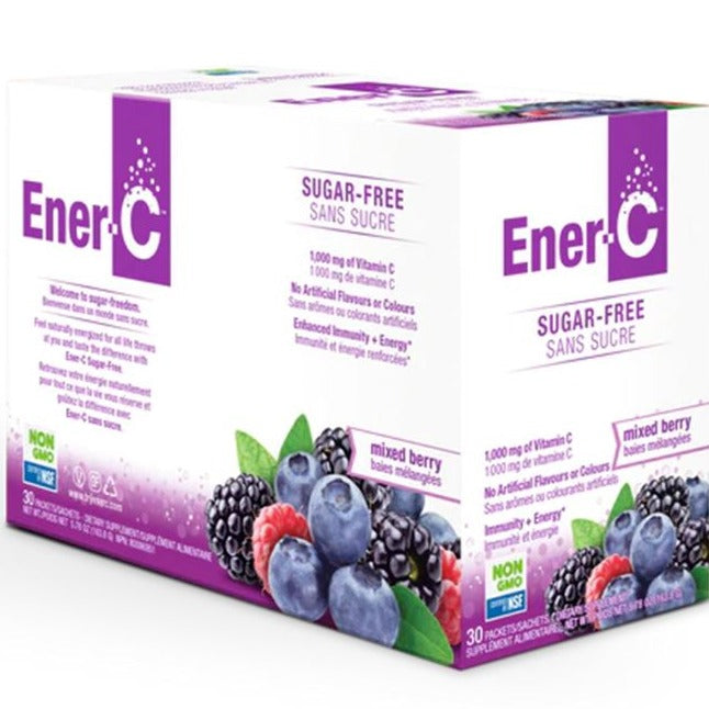Ener-Life Vitamin C Sugar Free Mixed Berry 30 Packs Vitamins - Vitamin C at Village Vitamin Store