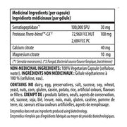 Enzymedica SerraGold 60 Caps Supplements - Digestive Enzymes at Village Vitamin Store