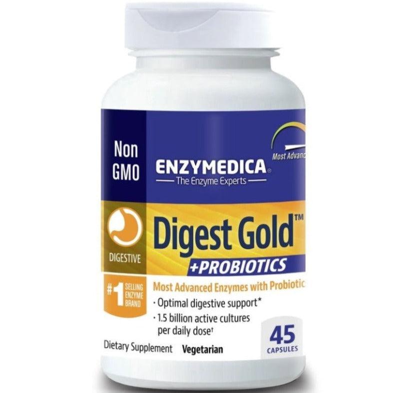 Enzymedica Digest Gold + Probiotics 45 Capsule Supplements - Probiotics at Village Vitamin Store