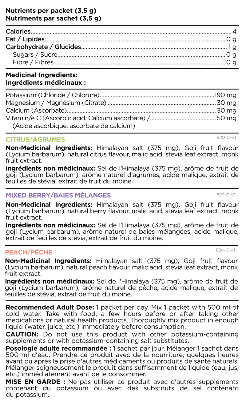 Platinum Naturals activ-x Everyday Electrolytes Citrus Sugar Free 20 Sachets