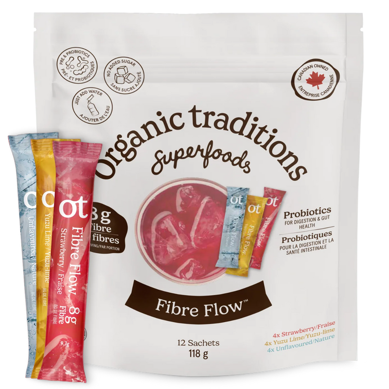 Organic Tradition Fibre Flow Variety Pack - 12 Sticks