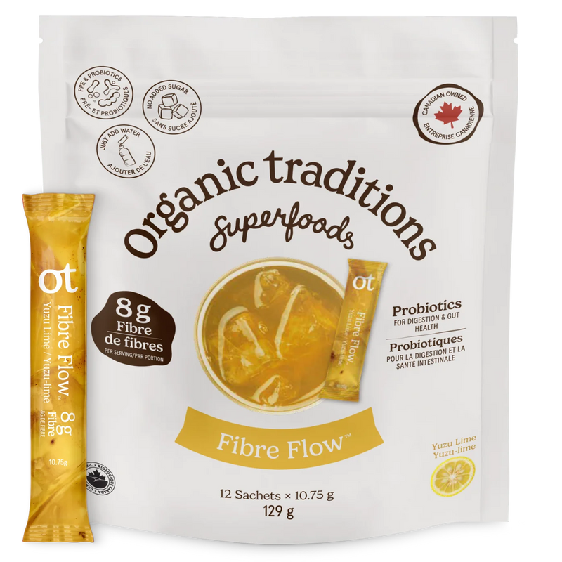 Organic Tradition Fibre Flow Yuzu-Lime - 12 Sticks