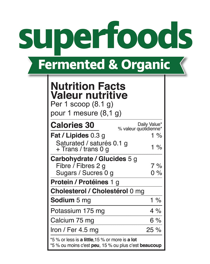 Prairie Naturals Fermented & Organic Superfoods 150g