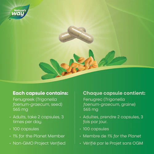 Nature's Way Fenugreek 100 Caps