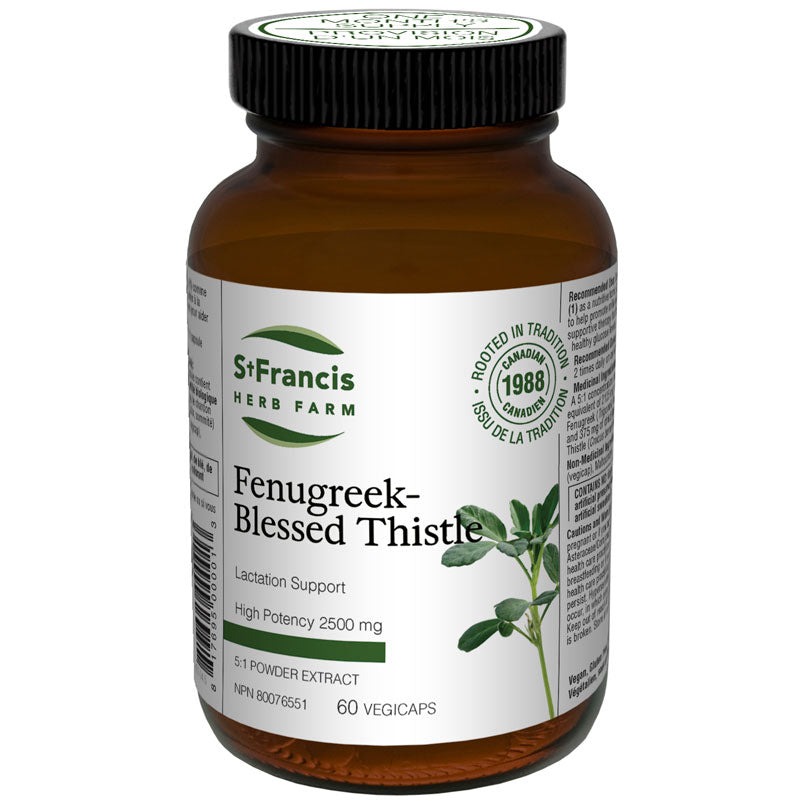 St. Francis Fenugreek-Blessed Thistle 60 Veggie Caps