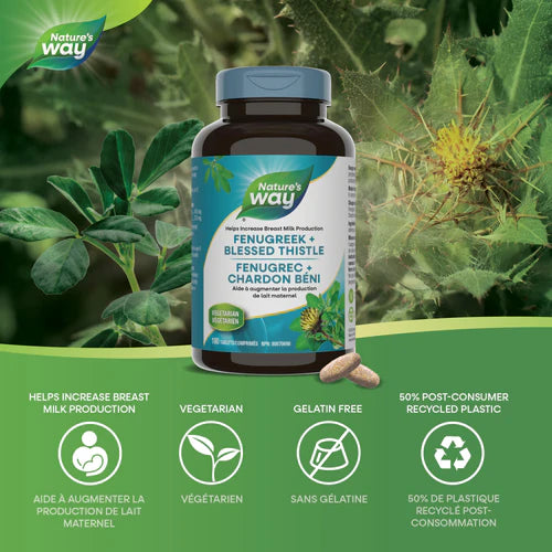 Nature’s Way – Fenugreek + Blessed Thistle 180 Tabs