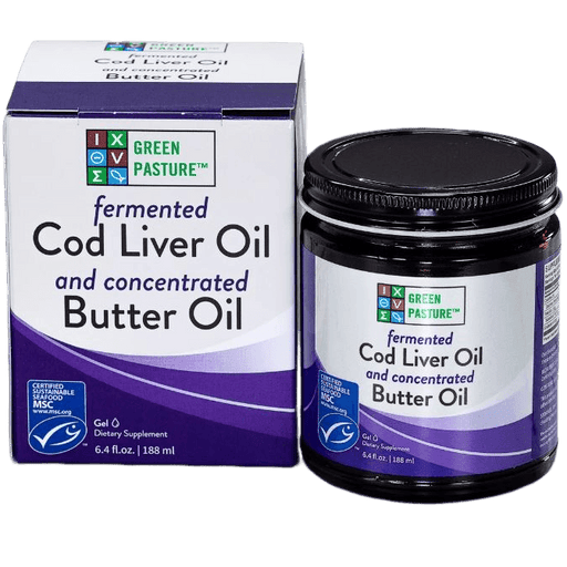 Green Pasture Fermented Cod Liver Oil Unflavored 188ml Supplements - EFAs at Village Vitamin Store
