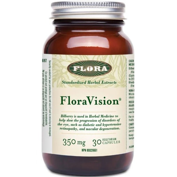 Flora FloraVision 30 Veggie Caps Supplements - Eye Health at Village Vitamin Store