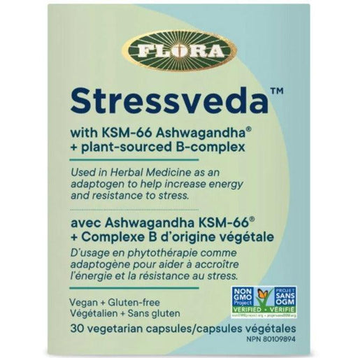 Flora Stressveda 30 Veggie Caps Supplements - Stress at Village Vitamin Store