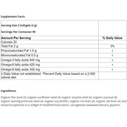 Flora Udo's Oil Omega 3+6+9 Blend 90 Softgels Supplements - EFAs at Village Vitamin Store