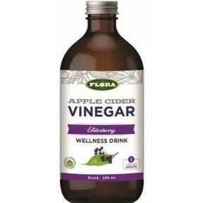 Flora Apple Cider Vinegar Elderberry 500mL Supplements at Village Vitamin Store