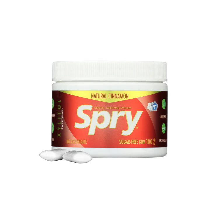 Spry Chewing Gum Cinnamon 100 Counts
