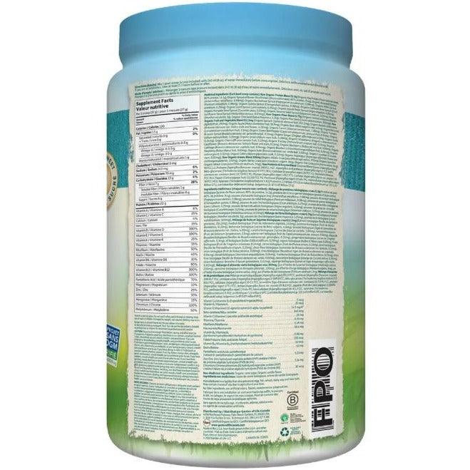 Garden of Life Raw Organic All In One Shake Lightly Sweetened 1038g Supplements - Protein at Village Vitamin Store