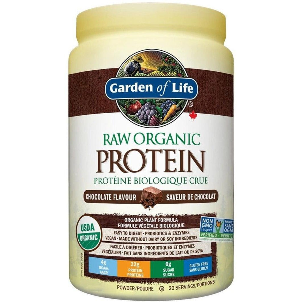 Garden of Life Raw Organic Protein Chocolate 664g Supplements - Protein at Village Vitamin Store