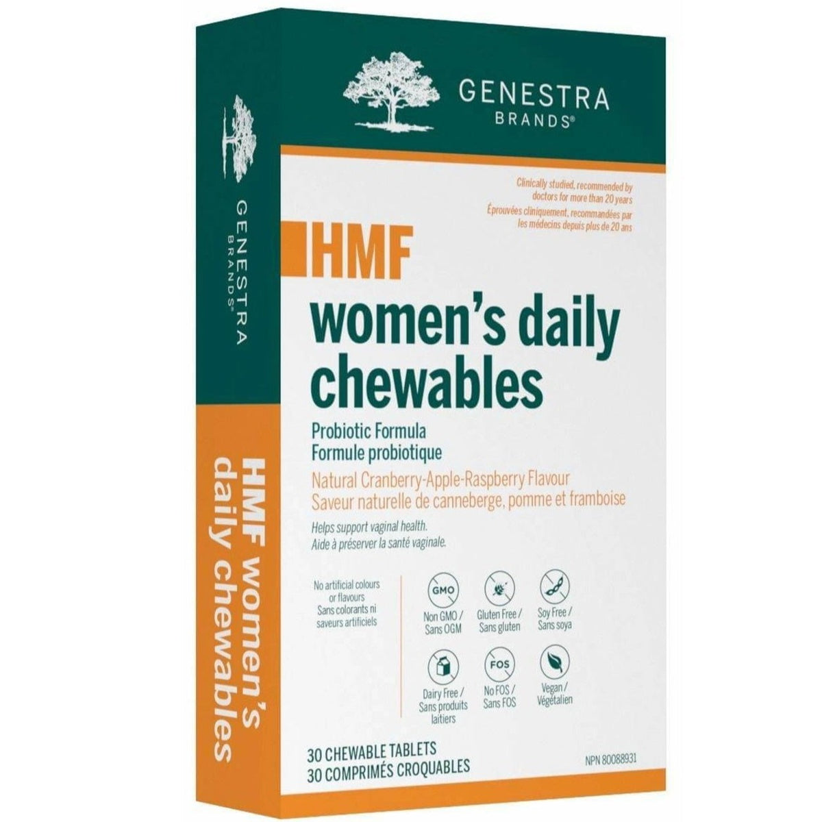Genestra HMF Women's Daily Chewables 30 Tablets Supplements - Women's Probiotics at Village Vitamin Store