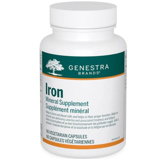 Genestra Iron 90 Veggie Caps Minerals - Iron at Village Vitamin Store
