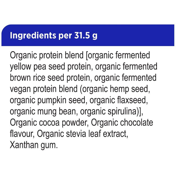 Genuine Health Fermented Organic Vegan Proteins+ Chocolate 900g Supplements - Protein at Village Vitamin Store