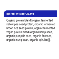 Genuine Health Organic Fermented Vegan Proteins+ Unsweetened & Unflavoured 600g Supplements - Protein at Village Vitamin Store