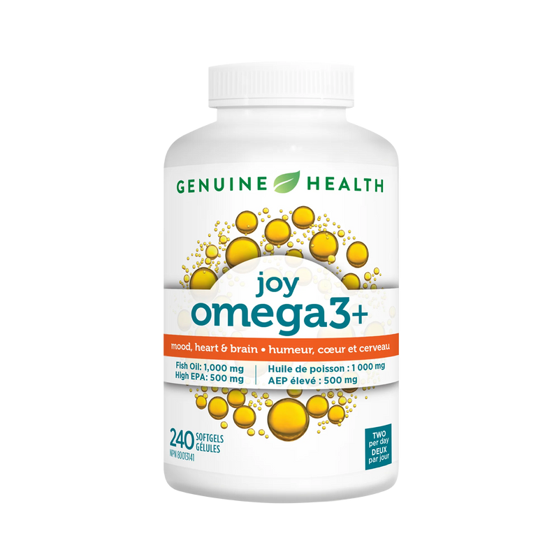 Genuine Health Omega3+ Joy 240 Softgels