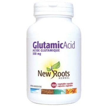 New Roots Glutamic Acid - 100 V-Caps Supplements at Village Vitamin Store
