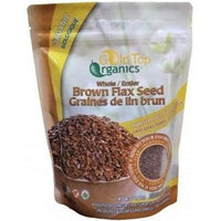 Gold Top Whole Brown Flax Organic Seeds 454g Food Items at Village Vitamin Store