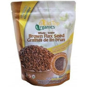 Gold Top Whole Brown Flax Organic Seeds 454g Food Items at Village Vitamin Store
