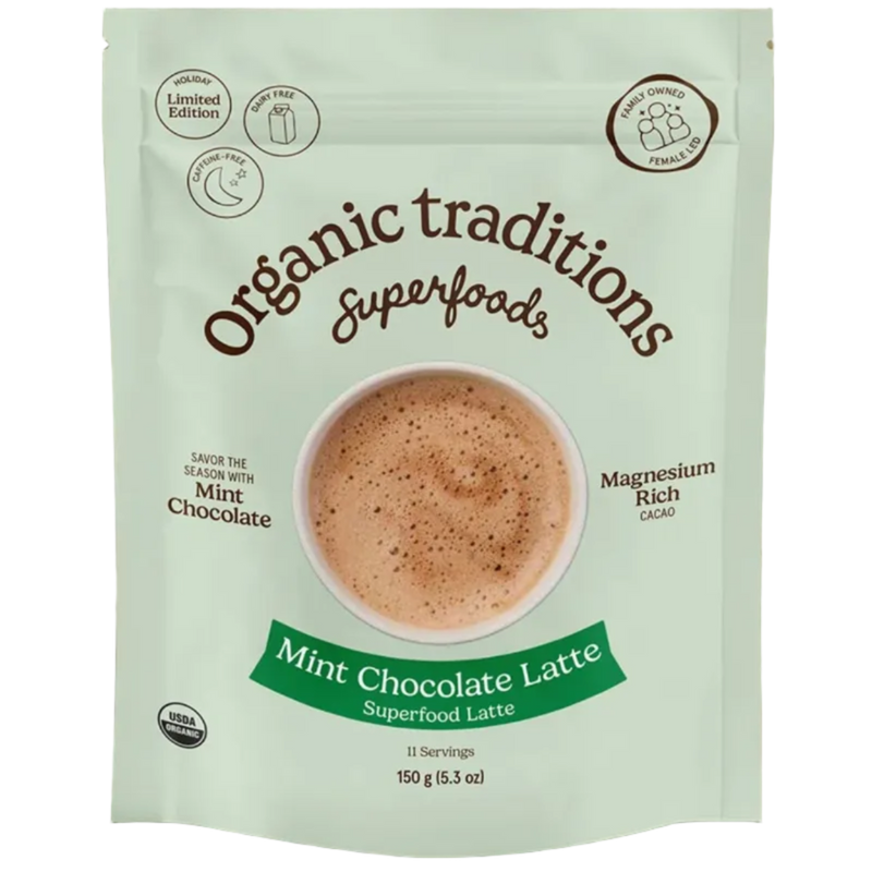 Organic Traditions Organic Chocolate Mint Latte Limited Edition 150g