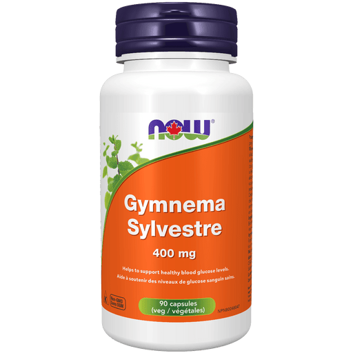 NOW Gymnema Sylvestre 400 mg 90 Veggie Caps Supplements - Blood Sugar at Village Vitamin Store