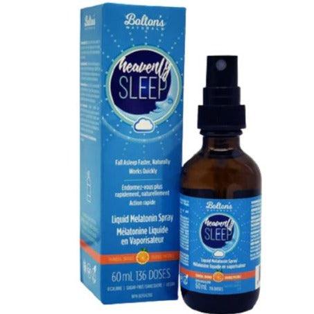 Bolton's Naturals Heavenly Sleep Liquid Melatonin Spray 60mL Supplements - Sleep at Village Vitamin Store