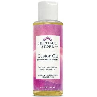 Heritage Store Castor Oil 118ml Beauty Oils at Village Vitamin Store