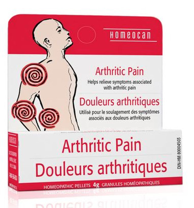 Homeocan Arthritic Pain Pellets 4g Homeopathic at Village Vitamin Store