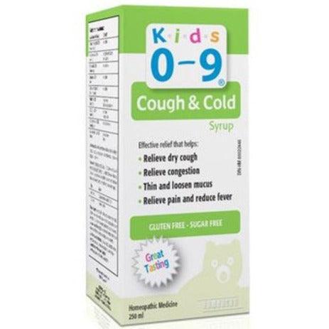 Homeocan Kids 0-­9 Cough & Cold Day Time 250 Ml Homeopathic at Village Vitamin Store