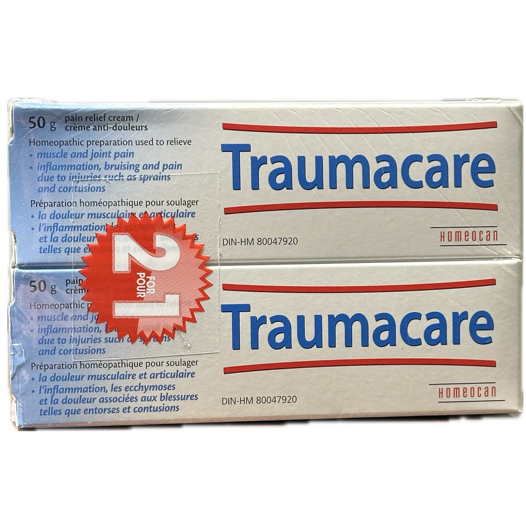 Homeocan Traumacare Tube 50g Bonus Pack(50g +50g FREE) Personal Care at Village Vitamin Store