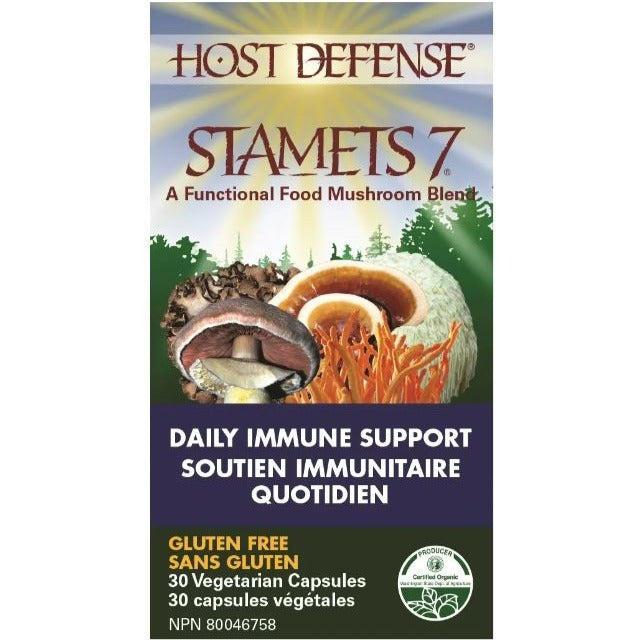 Host Defense Stamets 7 30 Veggie Caps Supplements - Immune Health at Village Vitamin Store