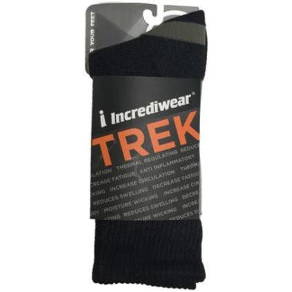 Incrediwear - Trek Socks Green/Grey Large Apparel & Accessories at Village Vitamin Store