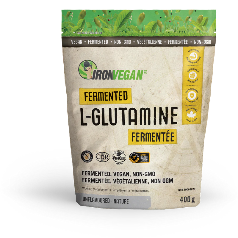 Iron Vegan Fermented L-Glutamine Unflavoured 400g Powder