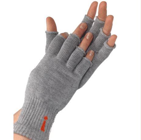 Incrediwear - Fingerless Circulation Gloves Grey Apparel & Accessories at Village Vitamin Store