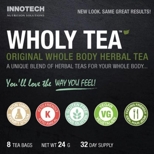 Innotech Wholy Tea 8 Tea Bags Supplements at Village Vitamin Store