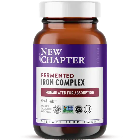 New Chapter Fermented Iron Complex -60 Vege caps